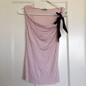 H&M Cowl Neck Top with Ribbon Detail